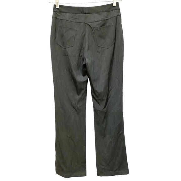 ST. JOHN Pants NEW Strait Leg Size 4 Charcoal Gray Stretch Trouser - Picture 4 of 17